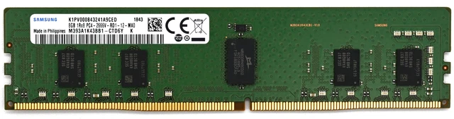 SAMSUNG 8GB 1RX8 PC4-2666V-RD1-12 ECC REG Server Memory