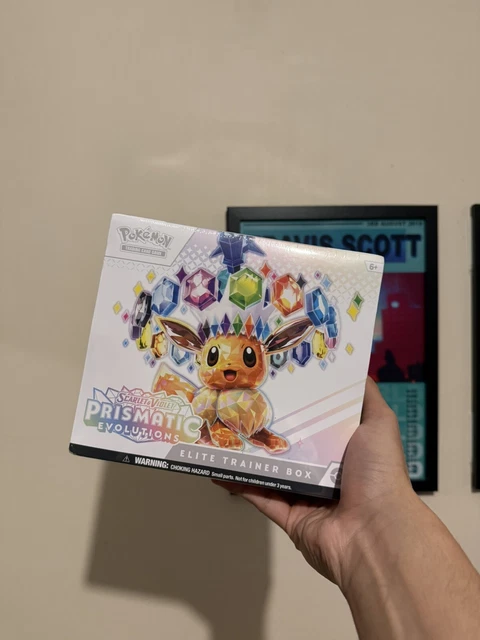 Pokemon TCG: Prismatic Evolutions Elite Trainer Box (ETB) – English, Factory Sealed