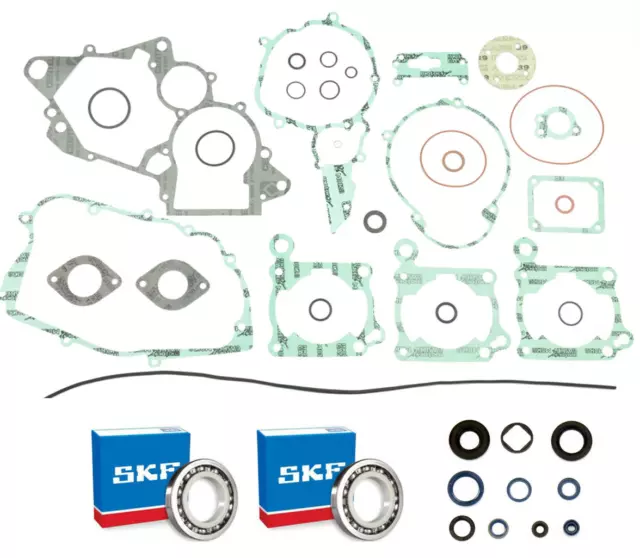 Skf Kit Revisione Motore Guarnizioni + Cuscinetti Banco + Paraoli Cagiva Mito