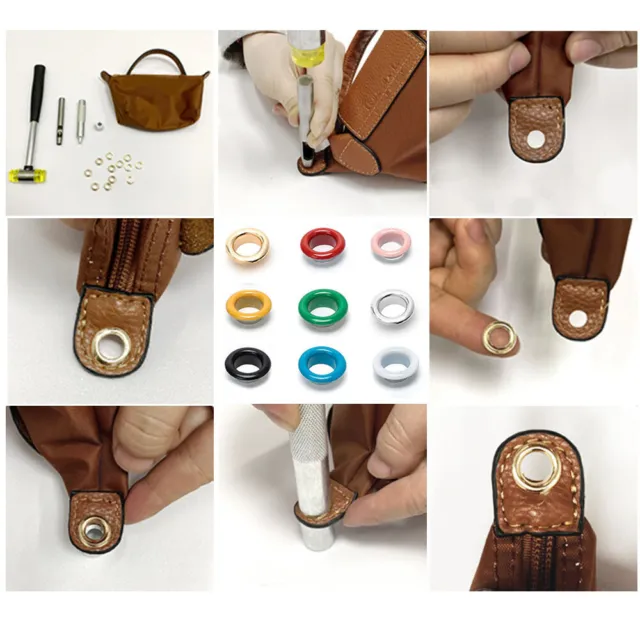 Locher Werkzeug Kleidung Taschen Stanzmaschine Metallösen Installation G
