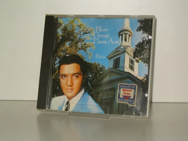 CD Elvis Presley:  How Great Thou Art  (1989 BMG Germany - Sticker Club Edition)