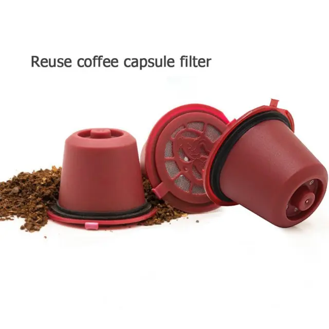 4 pezzi/set capsula caffè riutilizzabile ciotola filtro per macchina Nespresso (