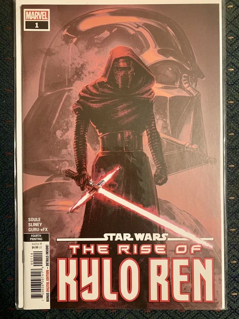 Star Wars The Rise of Kylo Ren #1 Clayton Crain 4th Print  Marvel 2019