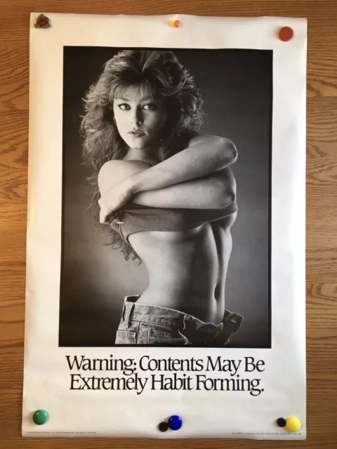 Habit rolled art poster 23" X 33" #8907 By Capitol Concepts 1989 USA