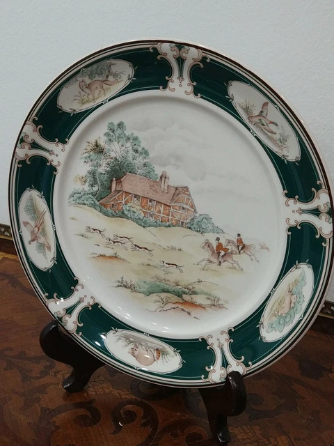 KELTCRAFT NORITAKE Ireland Pursuit 9170 Dinner Plate Fox Hunting Equestrian