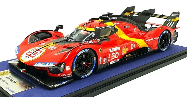 BBR Looks Mart 1/18 – Ferrari 499P AF Corse #50 – Pole 24h Du Mans 2023 – Résine