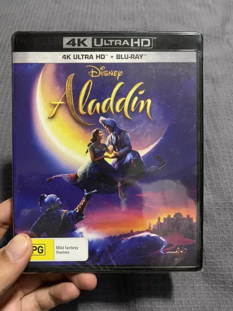 Aladdin 2019 Live Action 4k + Bluray Brand New Sealed Disney