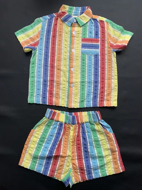 Little Bird Jools Oliver Boys Shirt And Short Set Age 1.5-2 Years
