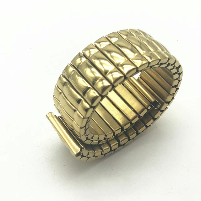 Bracelet Montre Extensible Acier Inoxydable 18mm Vintage - Unisexe Neuf