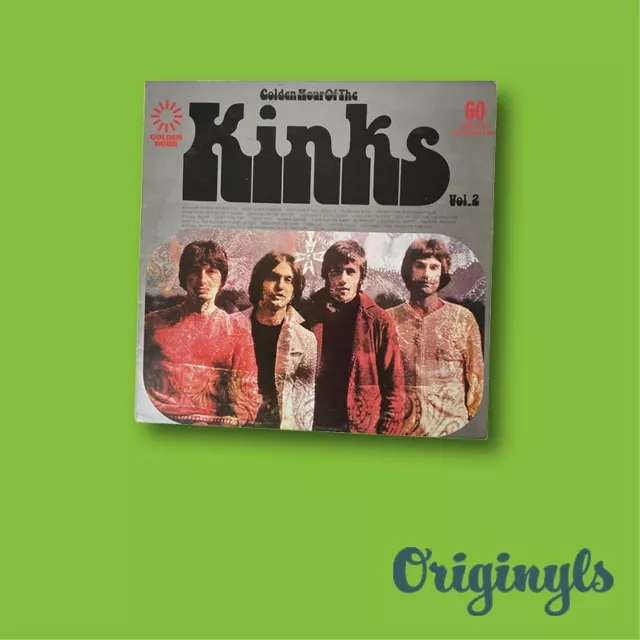 The Kinks Vol 2 - Golden Hour of The Kinks - Original 1973 Vinyl Lp