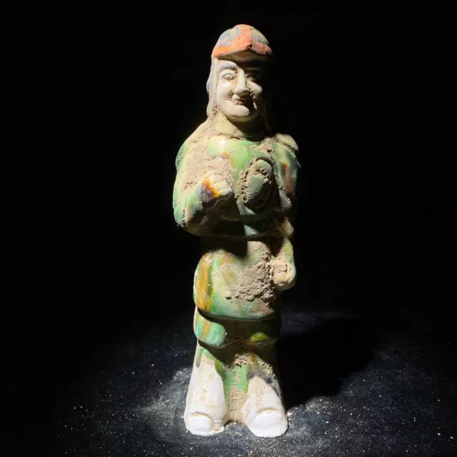 Chinese antique Tang sancai Tang porcelain old collect porcelain sculpture