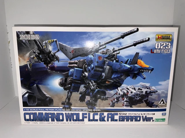ZOIDS COMMAND WOLF LC＆AC BARAD Ver Plastic model kit HMM 1/72 RZ-042 US SHIPPING