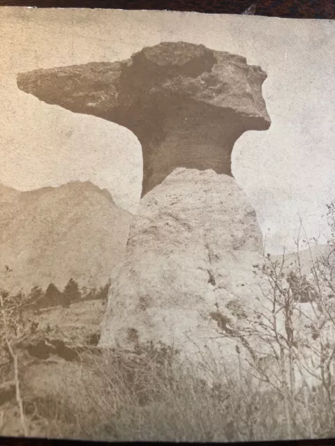 1800’s Stereoview Card Photo Colorado Rio Grande Railway Monument Park Mammoth