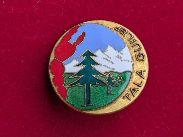 RARE INSIGNE HARKA du TALA GUILEF, émail, POINCON ARTHUS BERTRAND