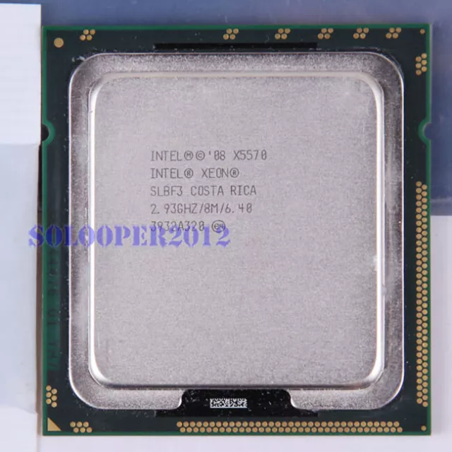 Free shipping Intel Xeon X5570 LGA 1366/Socket B (SLBF3) CPU Processor 2.93 GHz