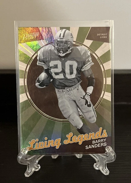 2023 PANINI PRESTIGE Football Living Legends BARRY SANDERS #LL-4 DETROIT LIONS