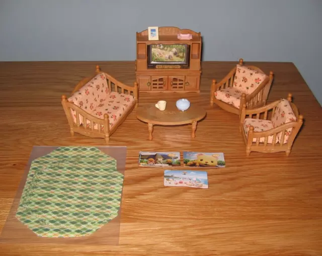 SYLVANIAN FAMILIES 5339 Comfy living Room set with lots of accessories