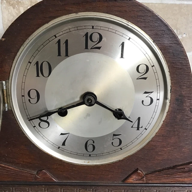 MAUTHE MANTEL CLOCK running but needs servicing. £10.00 PicClick UK