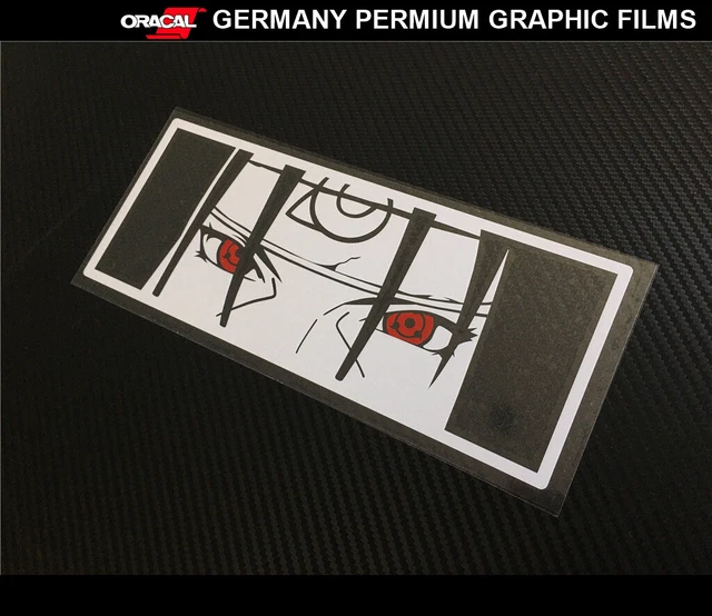 ITACHI UCHIHA SHARINGAN NARUTO Anime JDM Slap Decal Computer Sticker 