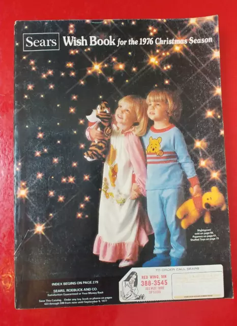 VTG 1976 Sears Wish Book Christmas Catalog *Clean & Nice Condition* 70s Toys