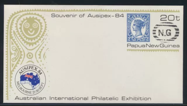 Papua Neuguinea New Guinea Ganzsache Philatelie Queensland postal stationery