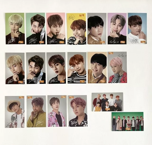 BTS Bangtan Boys BBQ Chicken Official PhotoCard Photo Card - V Jimin Jungkook ..