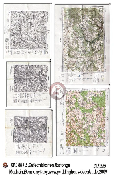 thumbnail interactive-video image 1 of Peddinghaus 1/35 Real Battle Maps Of Caen Area WWII – 5 Printed Maps (1890) 1 of 6
