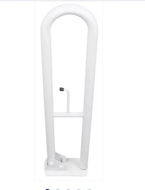 Bathroom Toilet Holder Safety Powder Coated Grab Rail Support Bar 800mm