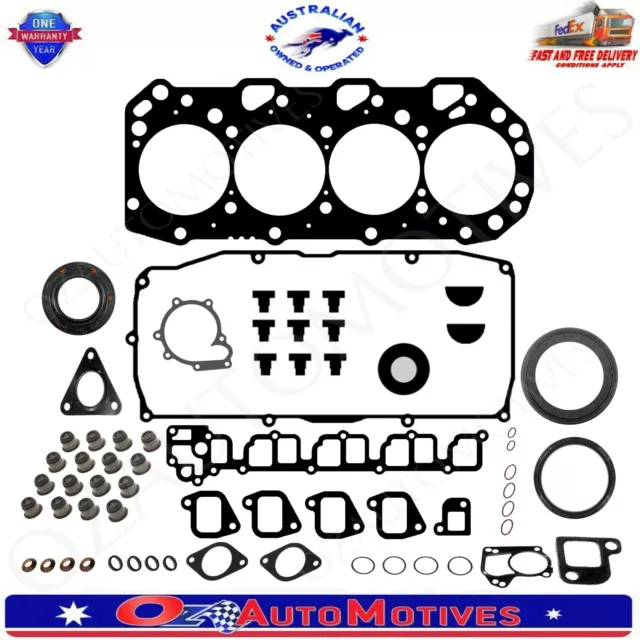 4JX1 DOHC 16v Gasket Kit Fits Holden Jackaroo UBS73