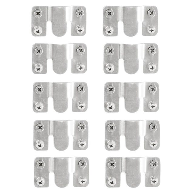 10 piezas Soporte de imagen Montaje empotrado Para Muebles Robusto Perchero Pesado