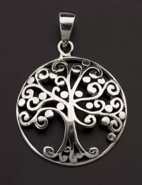 Pendentif Arbre de Vie - ARGENT 925 - Celtique irlandais - 5,6 gr.    -25905