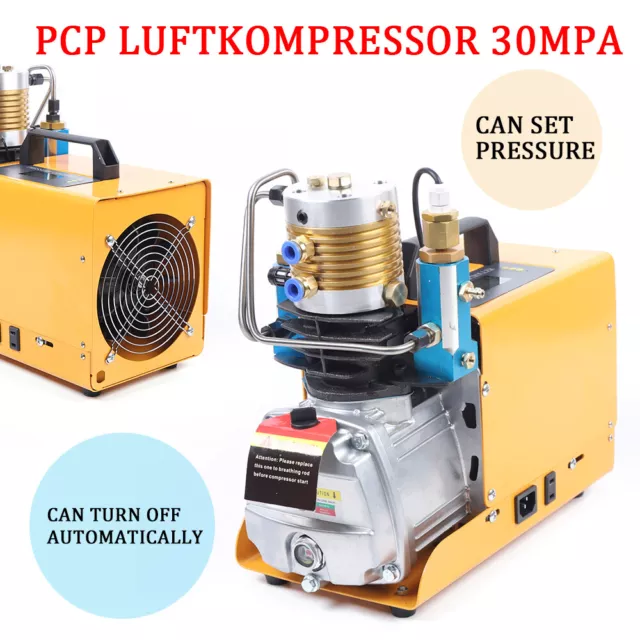 30Mpa pompa aria compressore pompa auto stop paintball PCP pistola ad aria alta pressione