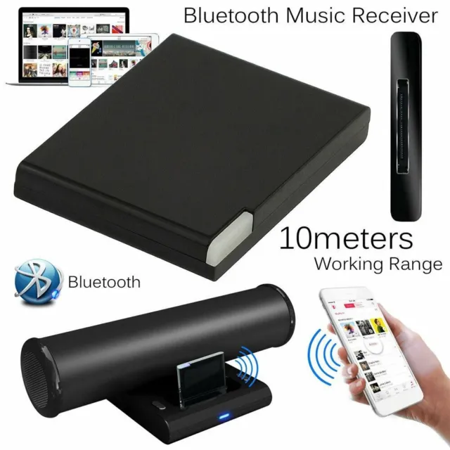 30 Pin Bluetooth-compatible 5.0 Audio Receiver Stero Wireless Music Adapter A2DP