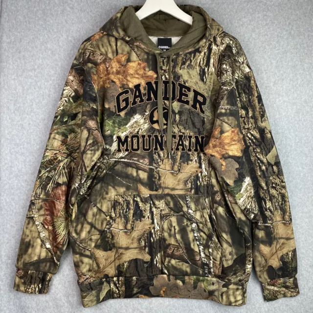 GANDER MOUNTAIN MOSSY Oak Camo Fleece Camouflage Hoodie Sweatshirt ...