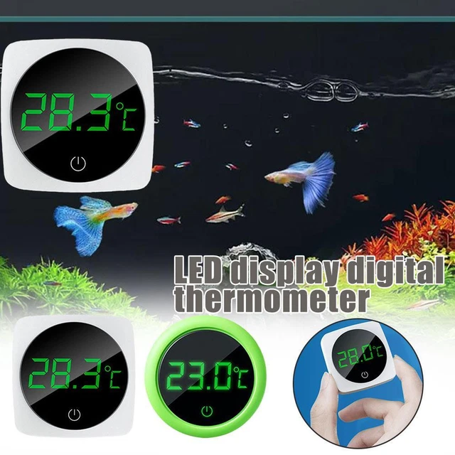 LED Digital Reptile Thermometer for Precise Temperature Monitoring in Fish