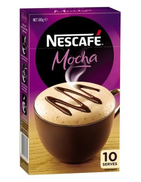 10 Packs Nescafe 3 in 1 Latte Caramel Instant Coffee (200 sticks