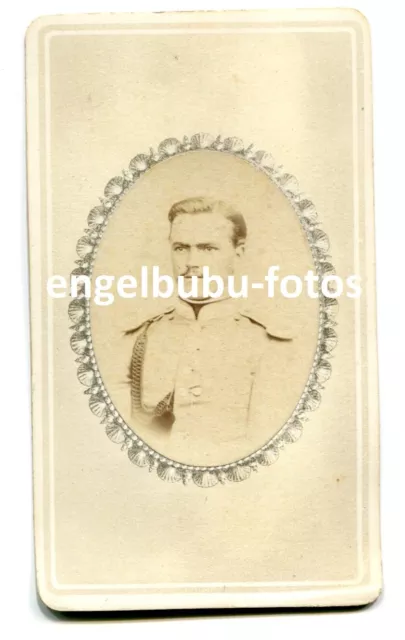 PORTRAIT-FOTO - CDV - LANDAU / Pf. - 1866 / 1870-71 - Offizier / Früher Orden -7