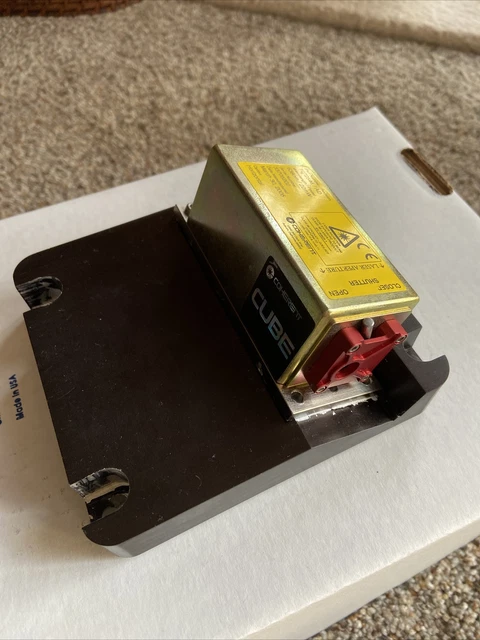Coherent Cube 1072546/AG 638nm 22.0 mW Horizontal Laser Head With Heatsink!