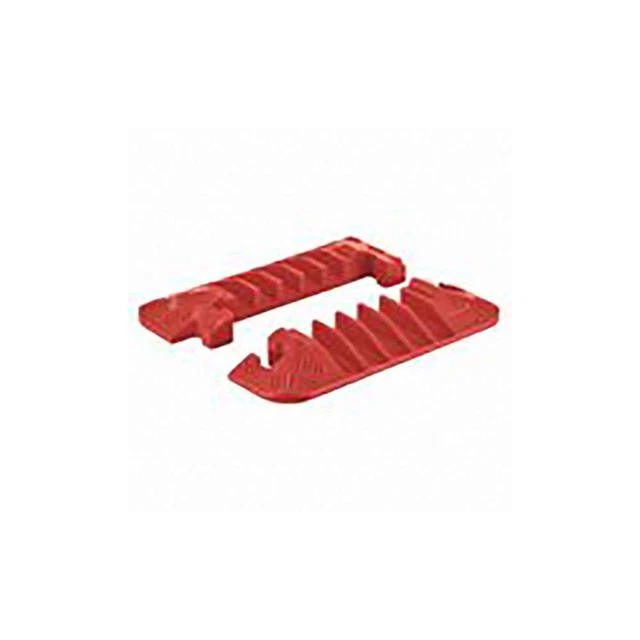 CHECKERS CPEC5X125-O Hinged Cbl Protectr End Cap,5 Channls,PR