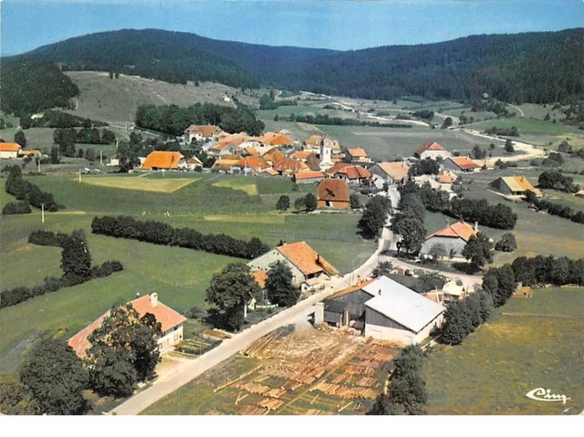 25 - n°151041 - bonnevaux - cpsm 15cm x 10.5cm - vue générale aérienne