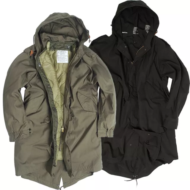 US Shell Parka M51 Futter GI Fishtail Feldparka Kapuzenparka Jacke mit Futter