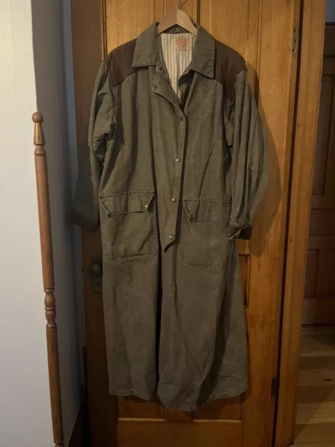 The australian outback collection vintage long duster jacket. men’s Medium