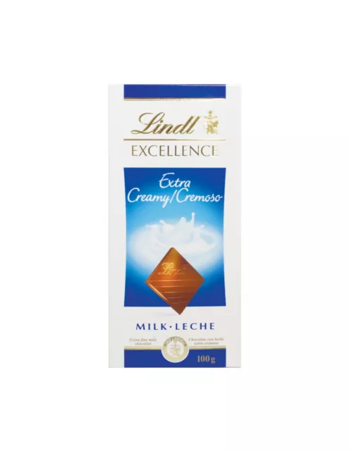 Lindt Excellence Extra Cream Milk 100g x 10