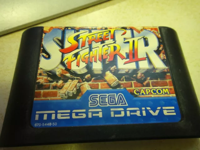 Sega Mega Drive Super Street Fighter II solo cartucho del juego España