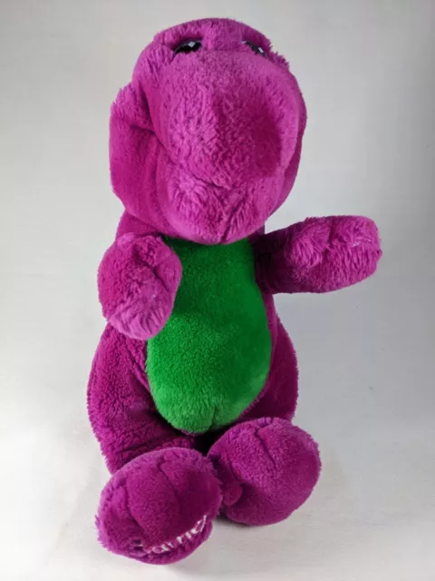 Vintage Barney The Dinosaur 12 Plush 1993 Lyons Group Purple Stuffed