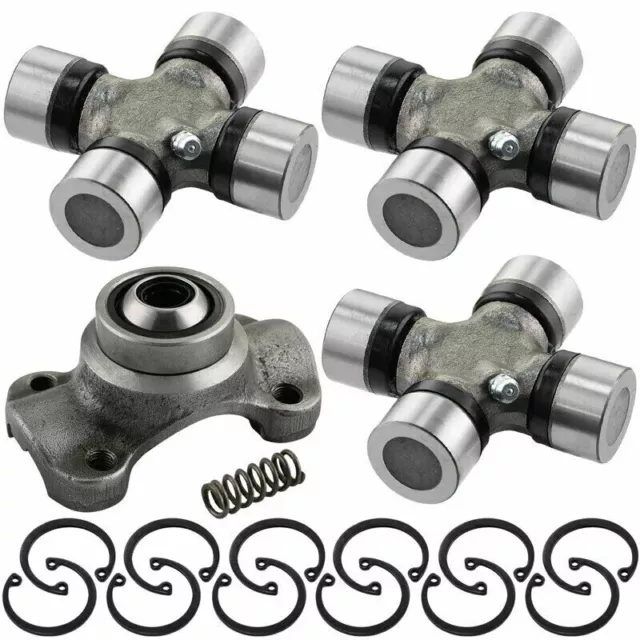 3X Cardan U-Joints CV Socket Yoke For 1984-2001 Jeep Cherokee XJ Wrangler A5N