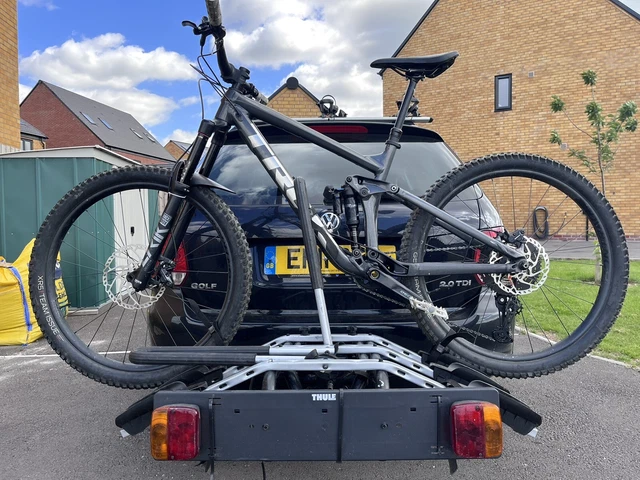 THULE BIKE RACK Tow Bar Mounted - 3 Bikes £21.90 - PicClick UK