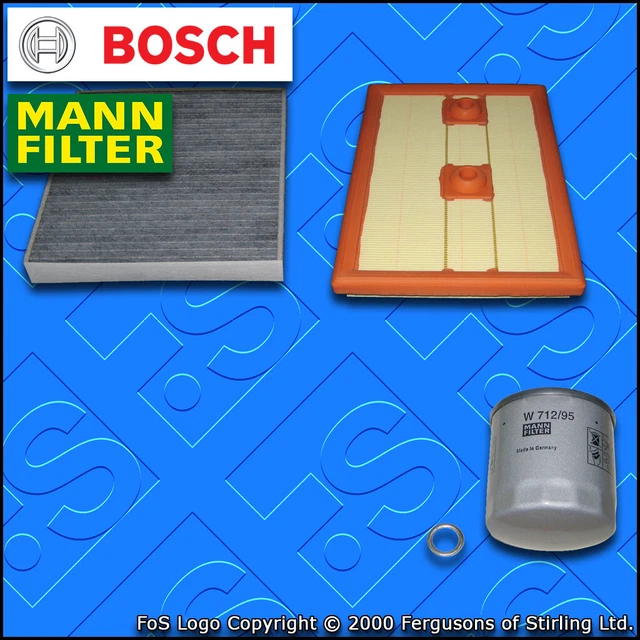 SERVICE KIT FOR VW TIGUAN (AD1) 1.4 TSI OIL AIR CABIN FILTERS (2016