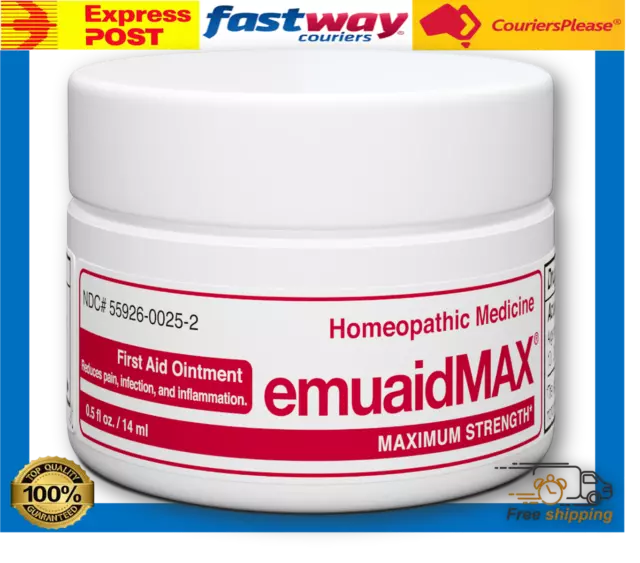 EMUAID MAX 0.5 oz/14ml  First Aid Anti-Fungal Ointment ⭐FREE COURIER DELIVERY!⭐