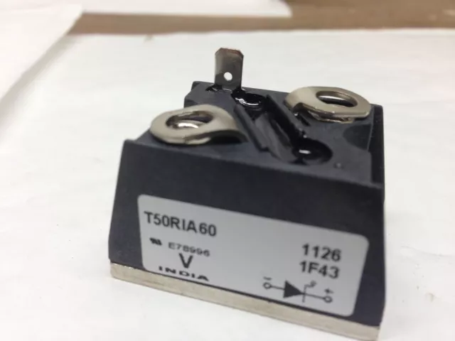 Vishay T50RIA60, Thyristor, 600V 50A, 100mA 3-Pin, D 55